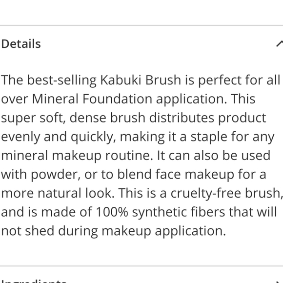 Bellapierre Mini Kabuki Brush - Picture 2 of 2